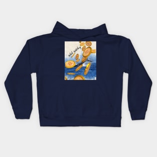 whale Watching Bitcoin Kids Hoodie